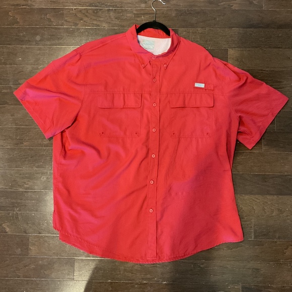 Ocean + Coast Short Sleeve Solid Fishing Shirt - XXL - Tasty Red - Picture 10 of 10